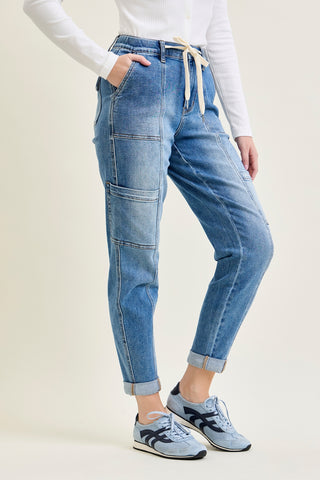 Darlene High Rise Cuffed Cargo Jogger