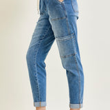 Darlene High Rise Cuffed Cargo Jogger