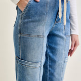 Darlene High Rise Cuffed Cargo Jogger