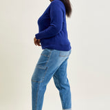 Darlene High Rise Cuffed Cargo Jogger - PLUS