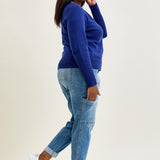 Darlene High Rise Cuffed Cargo Jogger - PLUS