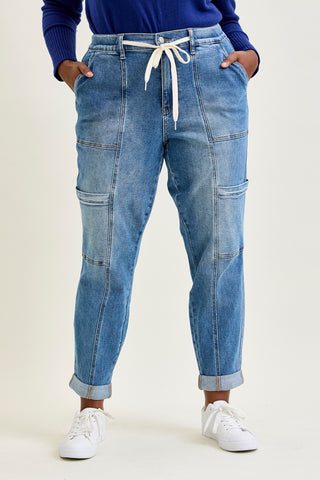 Cami Cuffed Cargo Joggers - PLUS