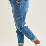 Darlene High Rise Cuffed Cargo Jogger - PLUS