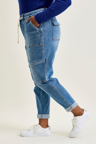 Cami Cuffed Cargo Joggers - PLUS