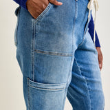 Darlene High Rise Cuffed Cargo Jogger - PLUS