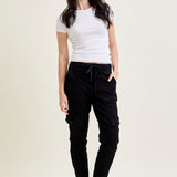 Celeste High Rise Cuffed Cargo Joggers