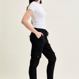 Celeste High Rise Cuffed Cargo Joggers