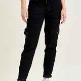 Celeste High Rise Cuffed Cargo Joggers