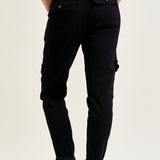 Celeste High Rise Cuffed Cargo Joggers