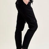 Celeste High Rise Cuffed Cargo Joggers