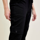Celeste High Rise Cuffed Cargo Joggers