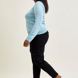 Celeste High Rise Cuffed Cargo Joggers - PLUS