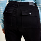 Celeste High Rise Cuffed Cargo Joggers - PLUS