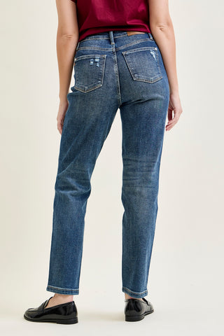 Riley High Rise Rigid Magic Straight Jeans