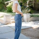 Riley High Rise Rigid Magic Straight Jeans