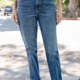 Riley High Rise Rigid Magic Straight Jeans