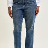 Riley High Rise Rigid Magic Straight Jeans - PLUS