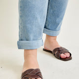 Laney V-Front Cool Denim Cuffed Boyfriend - PLUS