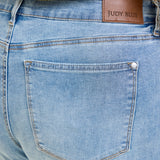 Laney V-Front Cool Denim Cuffed Boyfriend - PLUS