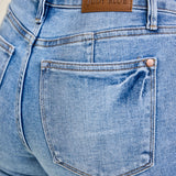 Haven Mid Rise Tummy Control Vintage Wash Straight Jeans