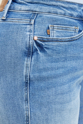 Kimberly Vintage Wash Straight Fit with Tummy Control - PLUS