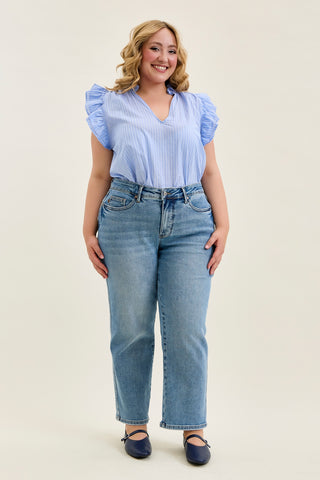 Kimberly Vintage Straight with Tummy Control (Petite) - PLUS