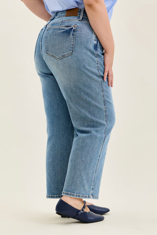 Kimberly Vintage Straight with Tummy Control (Petite) - PLUS