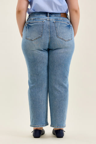 Kimberly Vintage Straight with Tummy Control (Petite) - PLUS