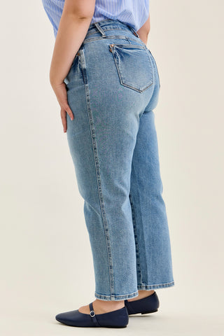 Kimberly Vintage Straight with Tummy Control (Petite) - PLUS