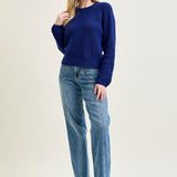 Eliza High Rise Wide Legs with Starry Flair