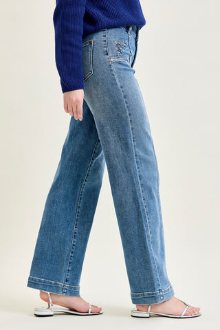 Lux Wide Legs with Starry Flair