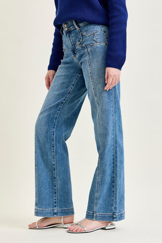 Lux Wide Legs with Starry Flair