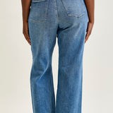 Eliza High Rise Wide Legs with Starry Flair - PLUS