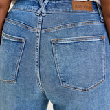 Eliza High Rise Wide Legs with Starry Flair - PLUS