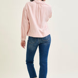 Scarlett High Rise Dark Wash Kick Flare