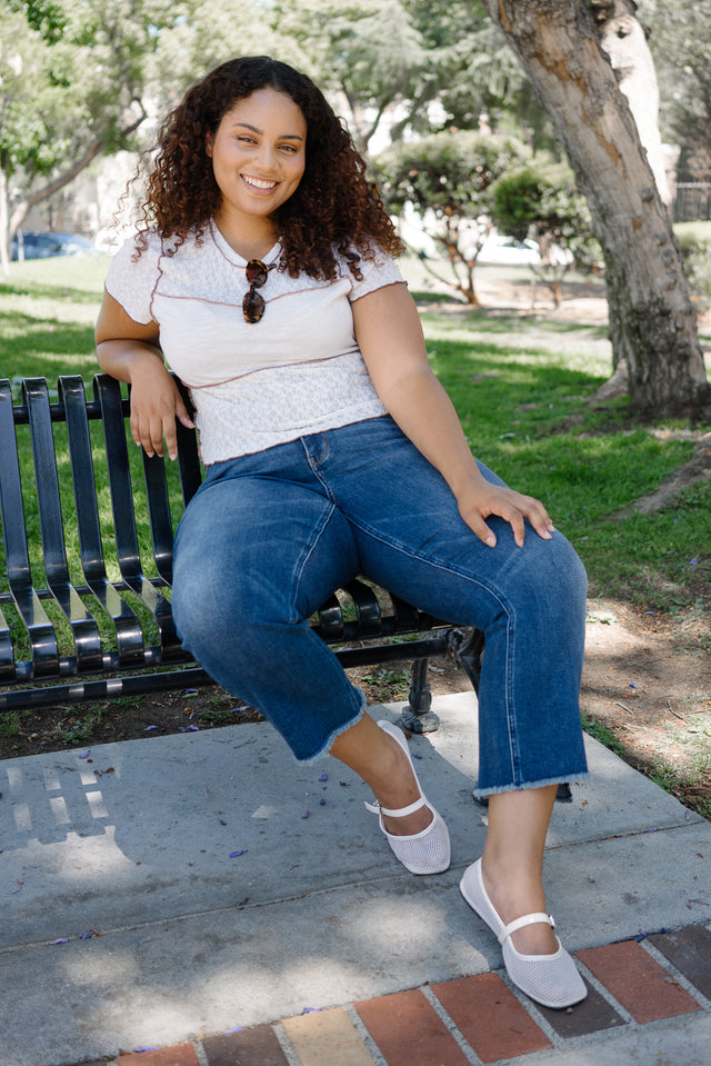 Plus Size Judy Blue Featherweight Palazzo DK
