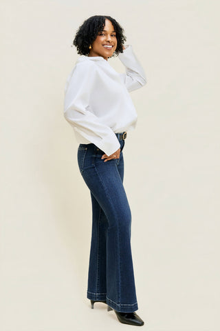 Charlotte Trouser Flare Jean (Petite)