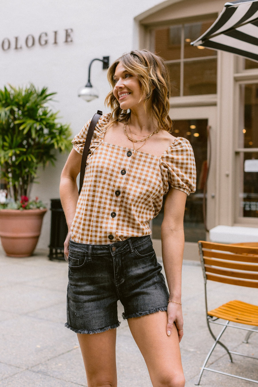 Blake Fray Hem Cutoff Shorts - PLUS
