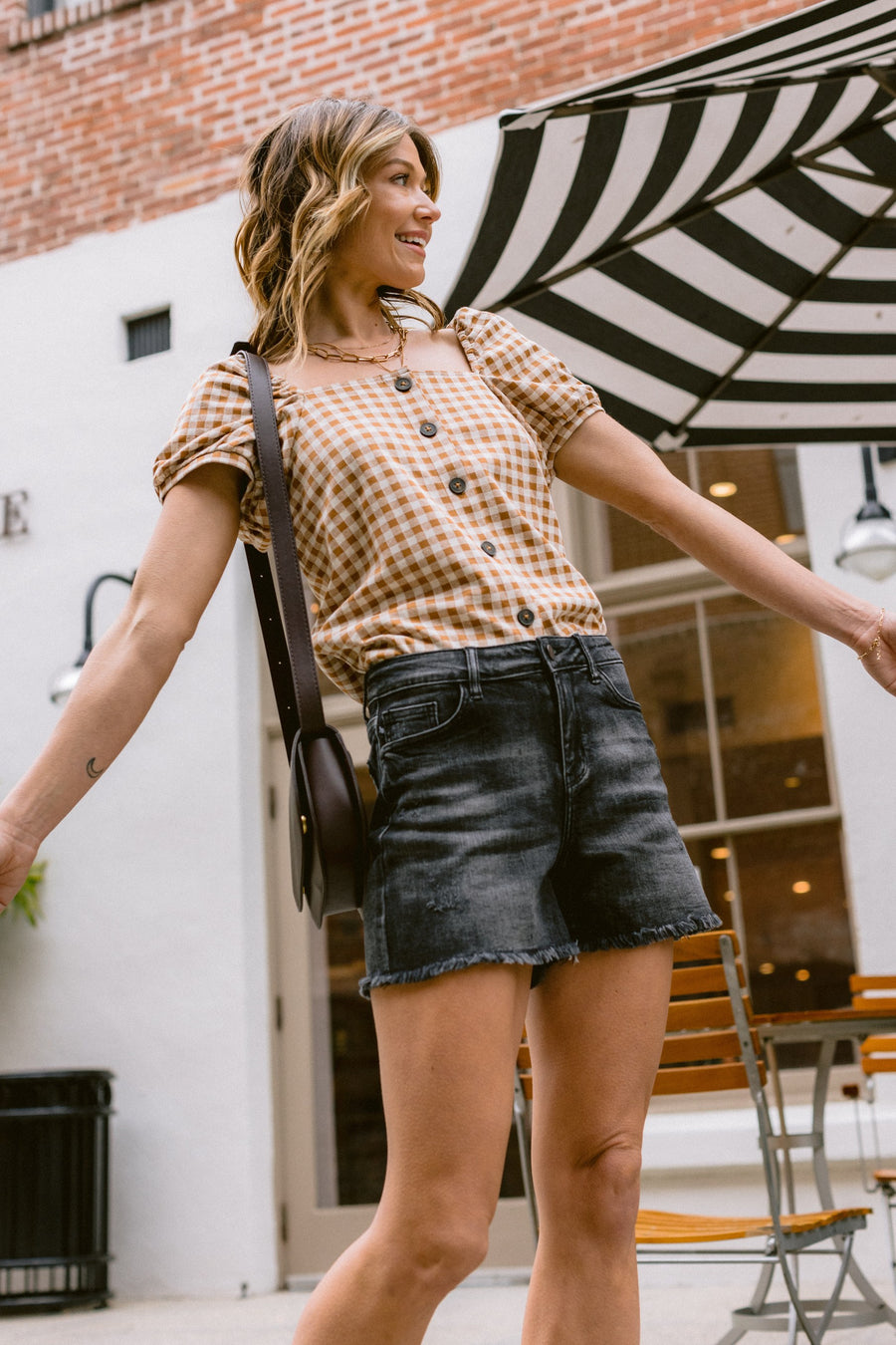 Blake Fray Hem Cutoff Shorts - PLUS