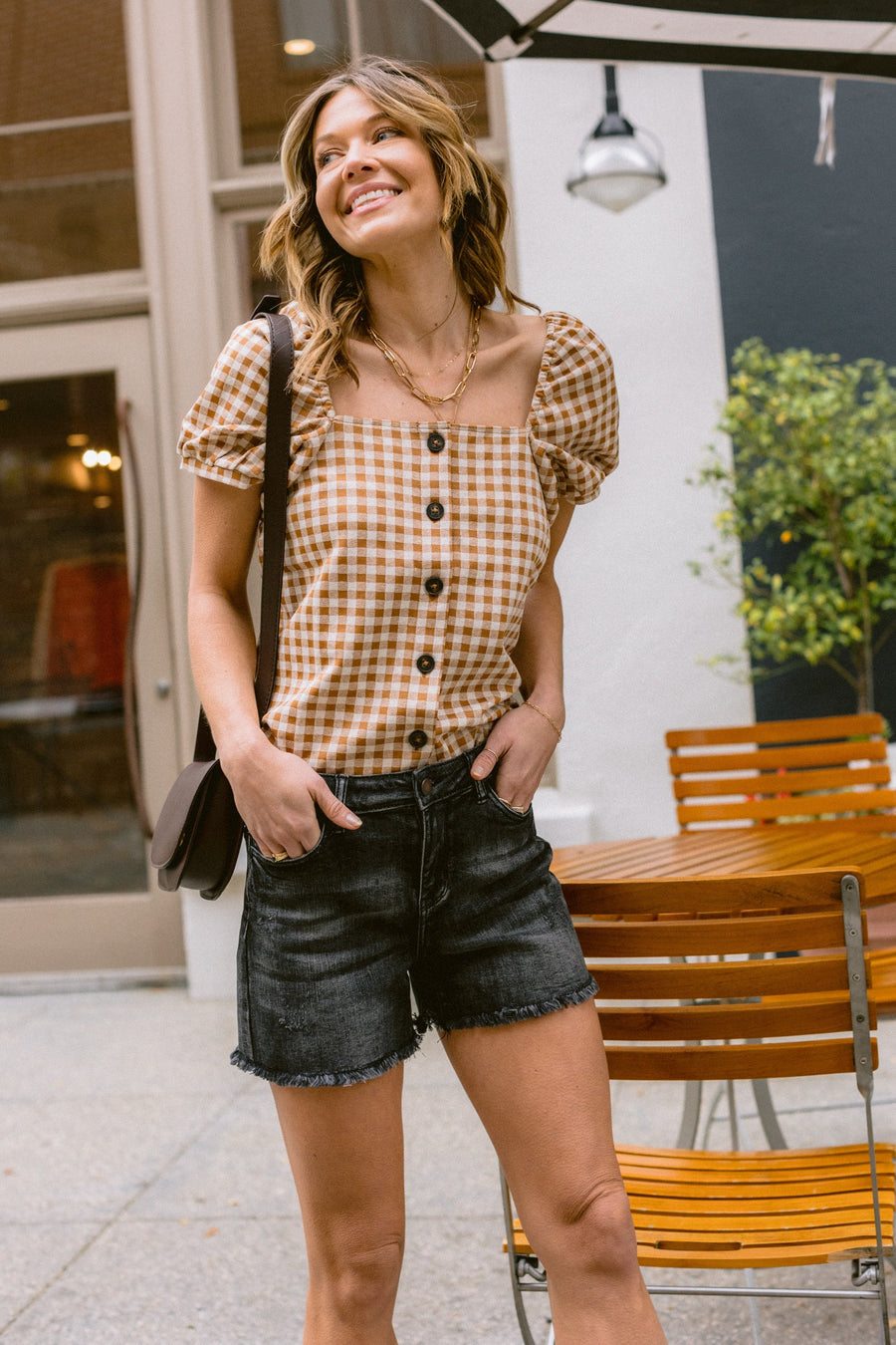Blake Fray Hem Cutoff Shorts - PLUS