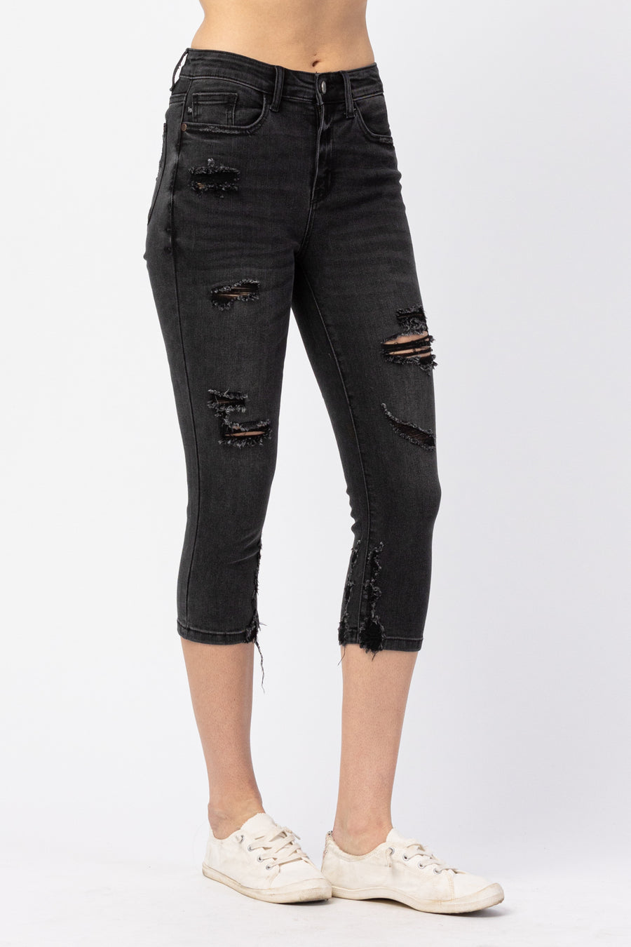 Willow Black Skinny Capri - PLUS