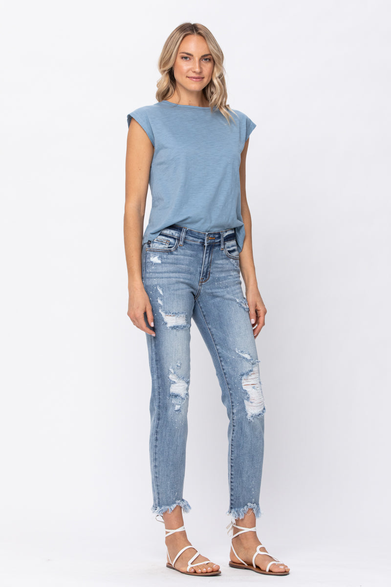 Alexis Light Bleach Splash Boyfriend