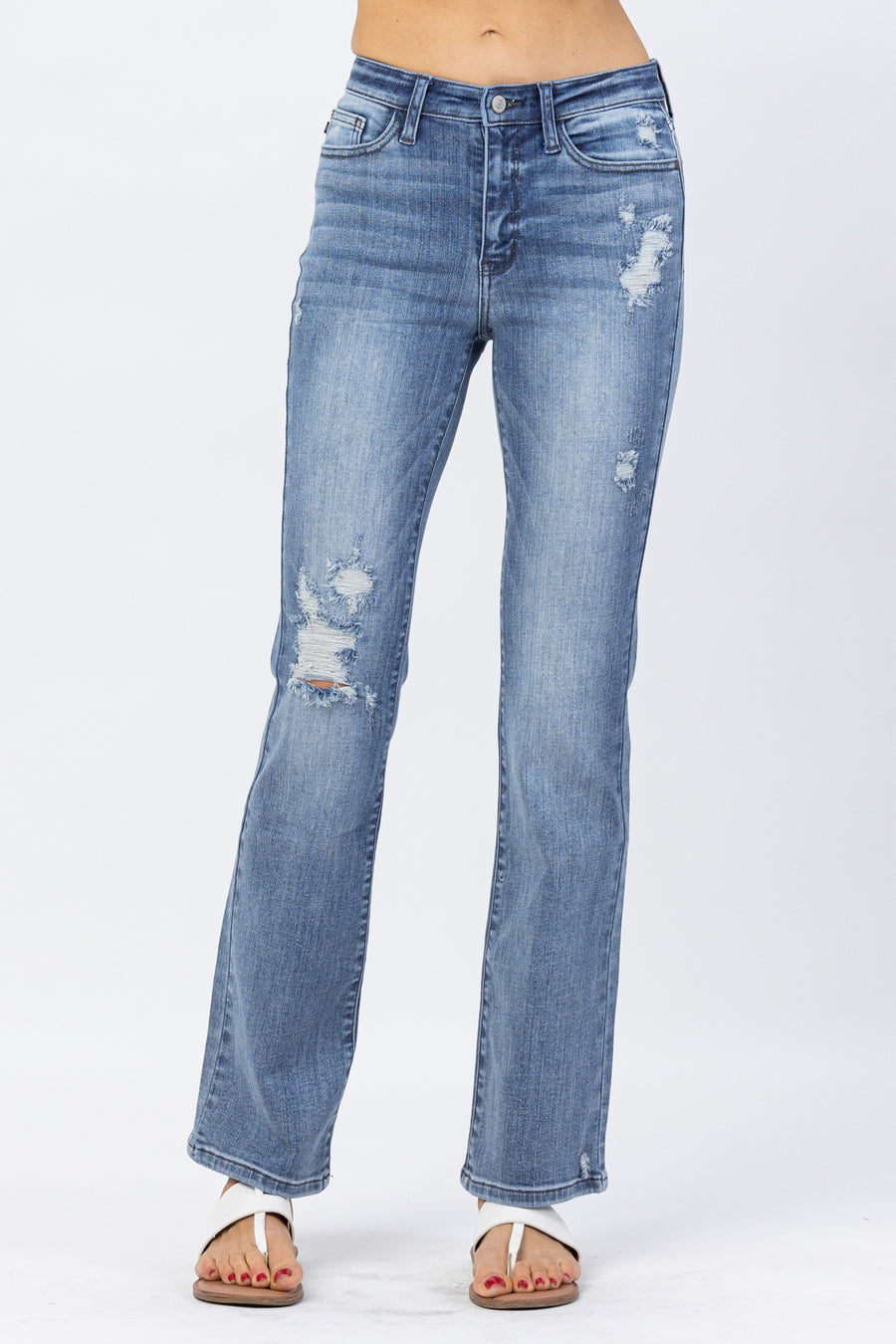 Anabelle Minimal Destroyed Bootcut