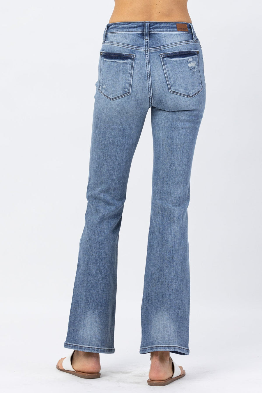 Anabelle Minimal Destroyed Bootcut - PLUS
