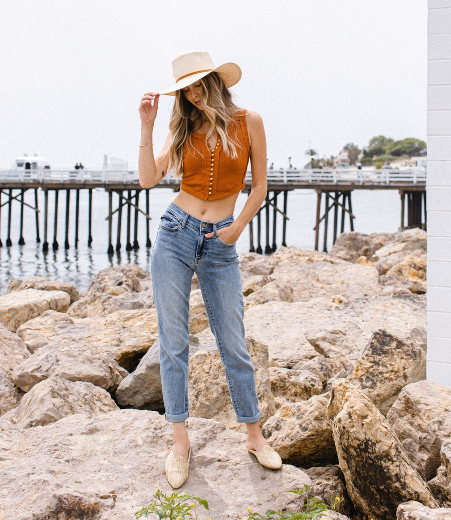 Michelle Vintage Wash Boyfriend - PLUS