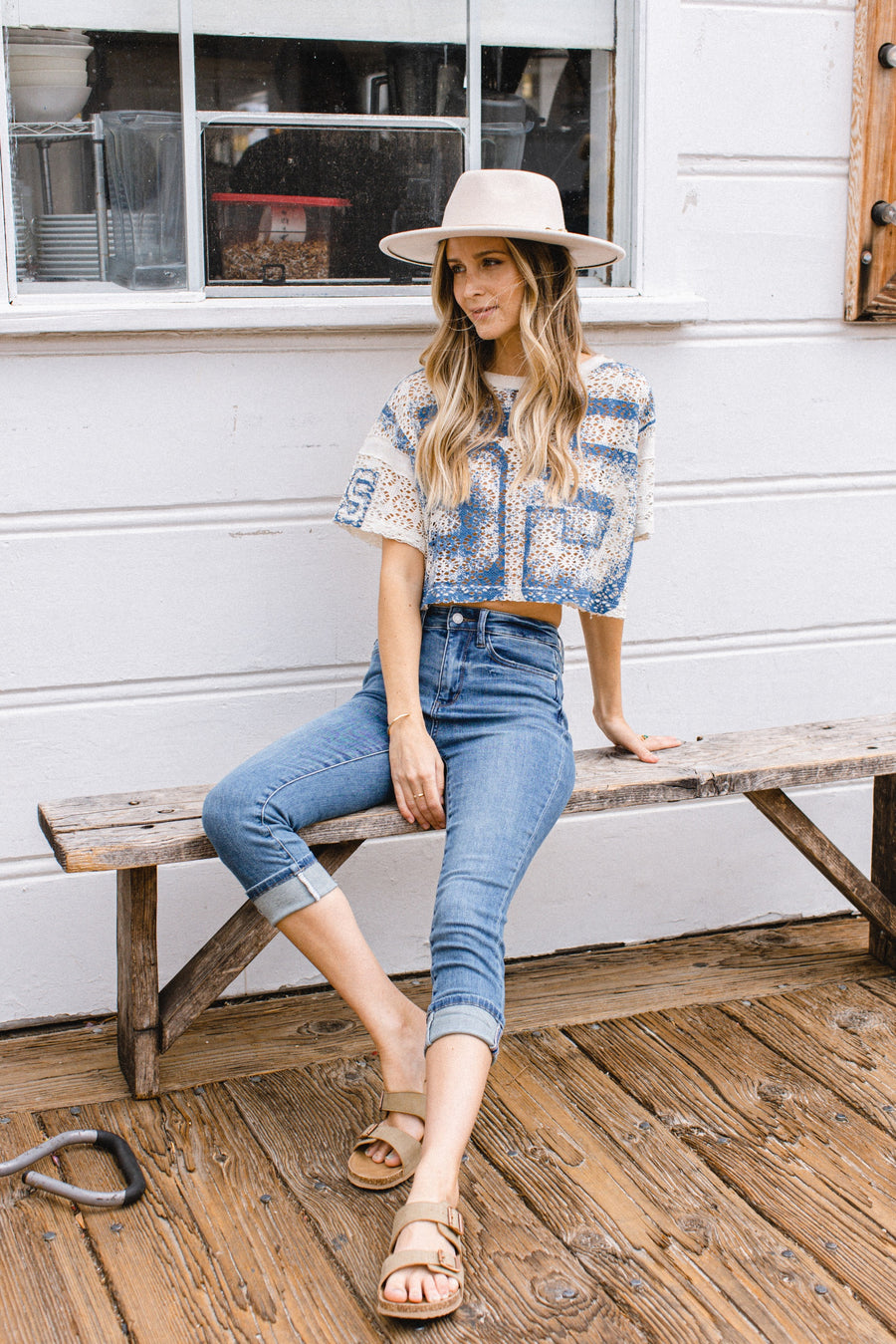 Aliana Midrise Cuffed Capri - PLUS