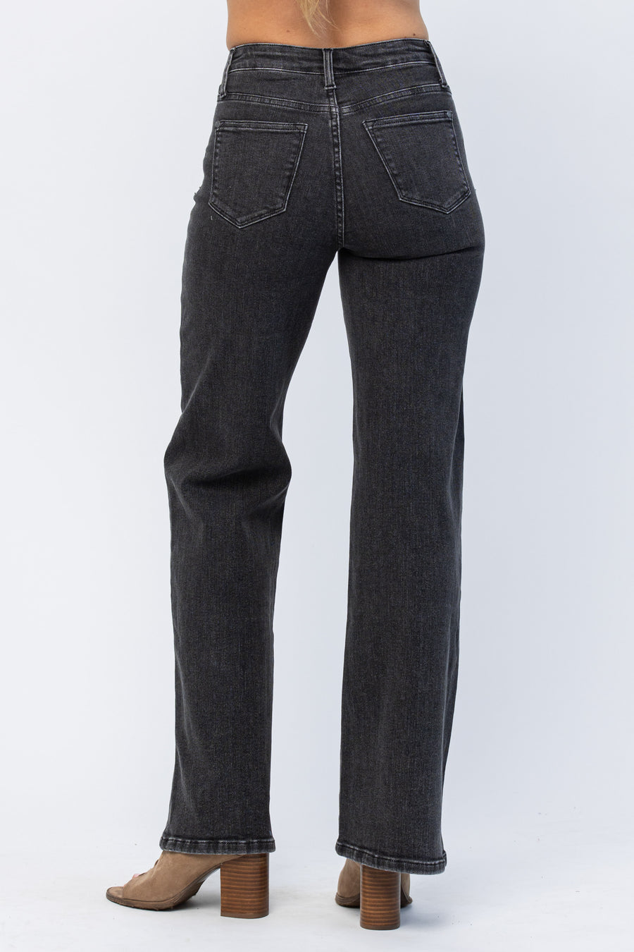 Selena Button Fly Trouser Wide Leg