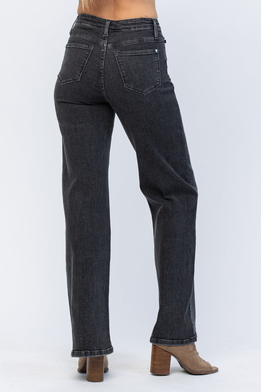 Selena Button Fly Trouser Wide Leg