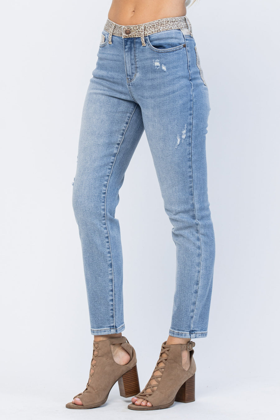 Claire Cheetah Camo Block Slim Fit - PLUS