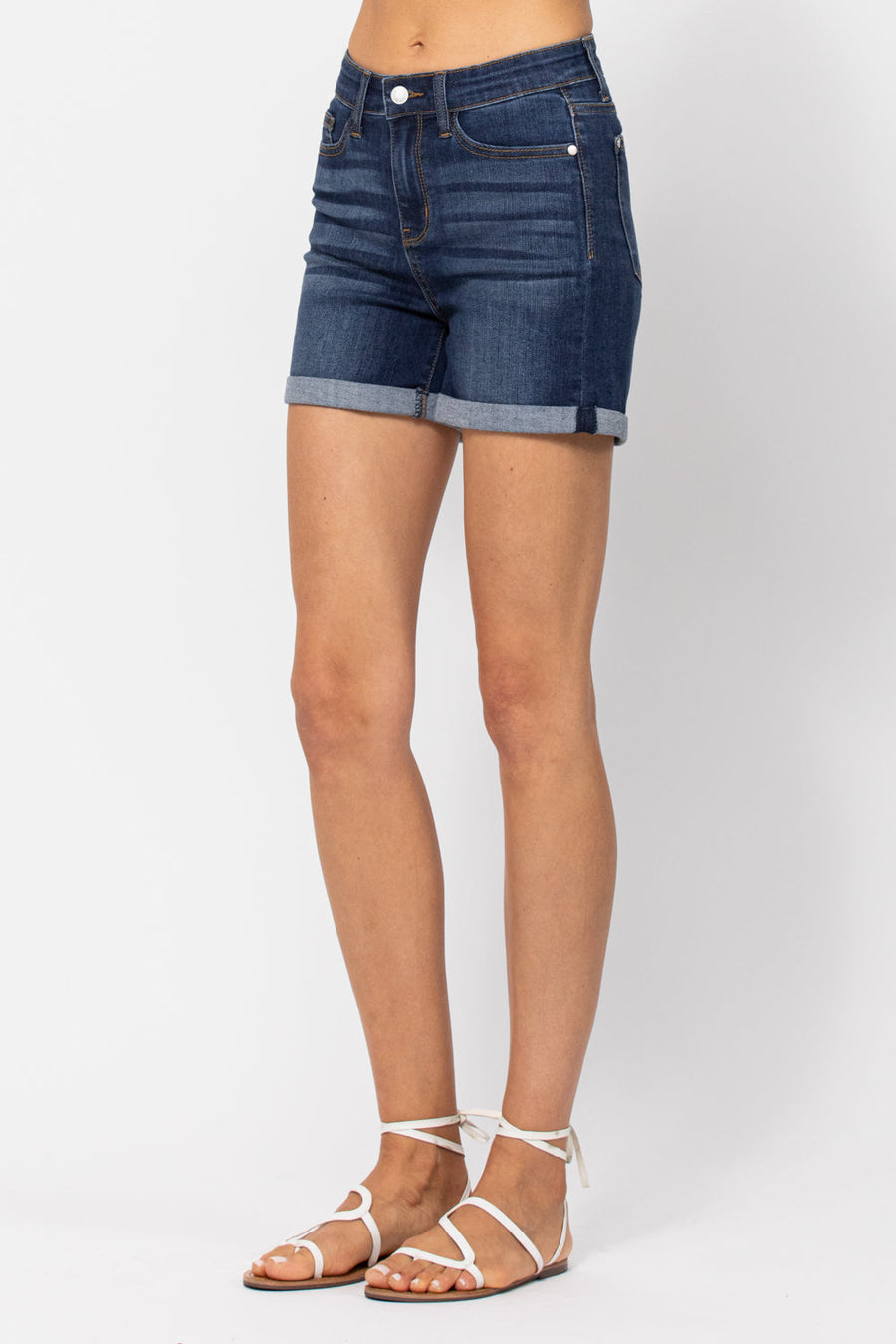 Genesis Classic Dark Cuffed Shorts - PLUS